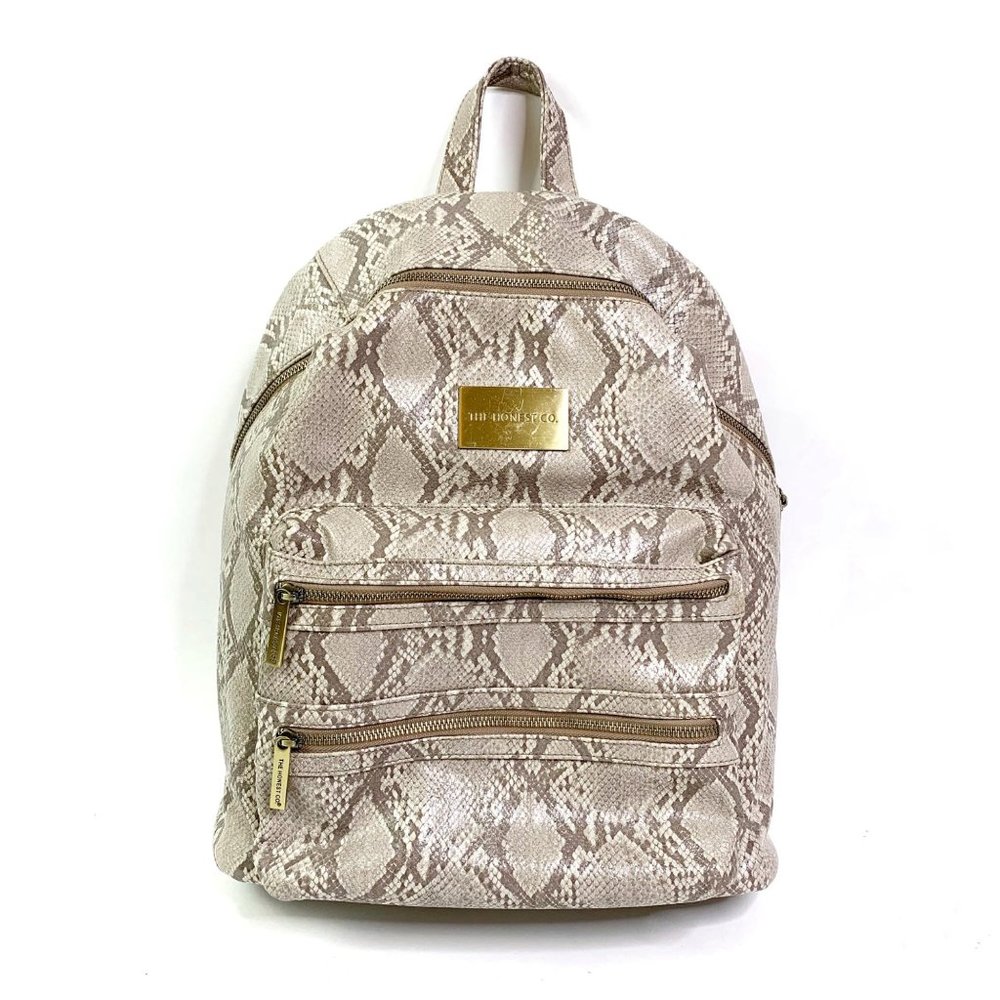 The Honest Co. City Faux Leather Diaper Backpack